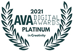 Platinum Award Winner at 2021 AVA Digital Awards